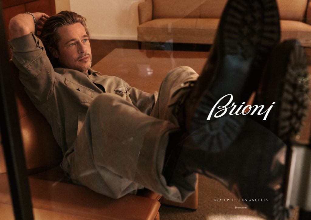Brioni  Fall/Winter 2021 Advertising Campaign featuring Brad Pitt